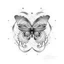 butterfly effect tattoo design idea