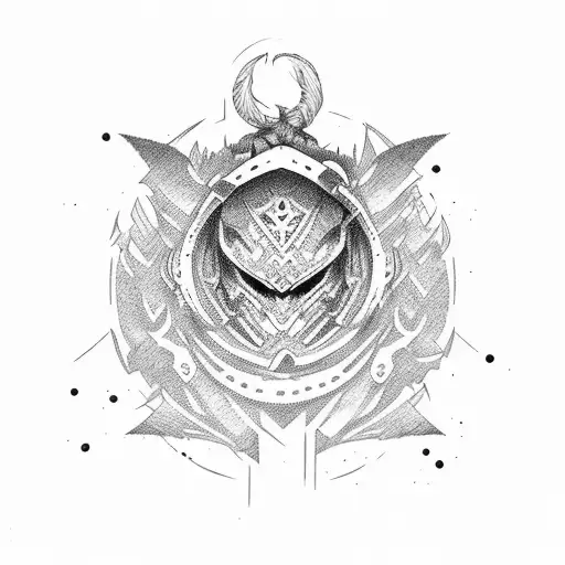 ninja tattoo design idea