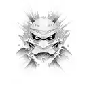 ninja tattoo design idea