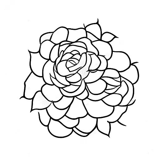 hydrangea blooms out of skin  tattoo design idea