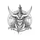 baphomet tattoo design idea