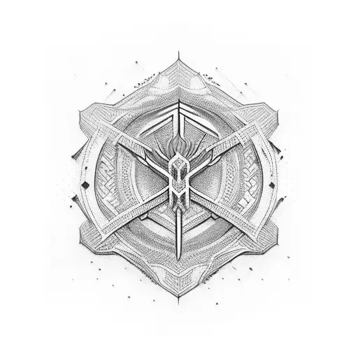 Albanian  tattoo design idea