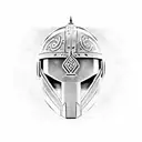 Centurion's Helmet tattoo design idea
