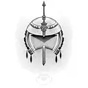 Centurion's Helmet tattoo design idea