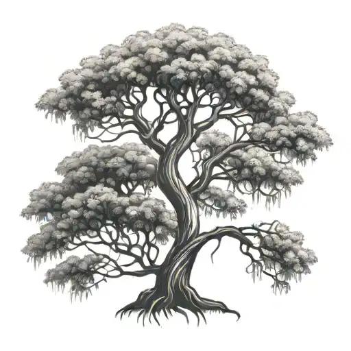 willow tree tattoo design idea
