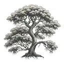 willow tree tattoo design idea