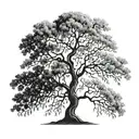 willow tree tattoo design idea