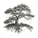 willow tree tattoo design idea