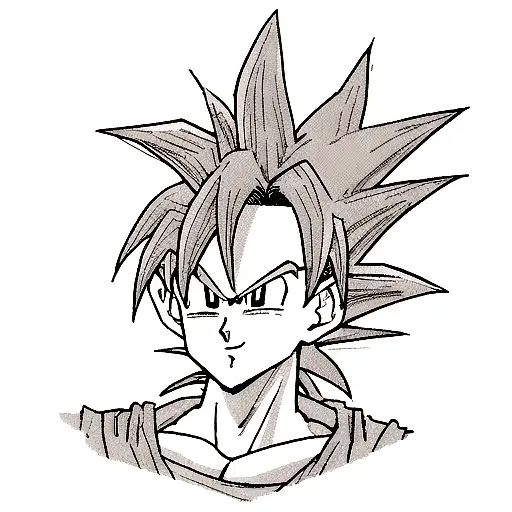 Gogeta Dragon Ball tattoo design idea