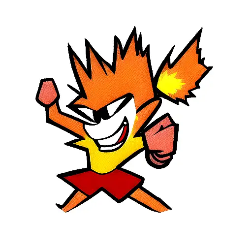 crash bandicoot tattoo design idea