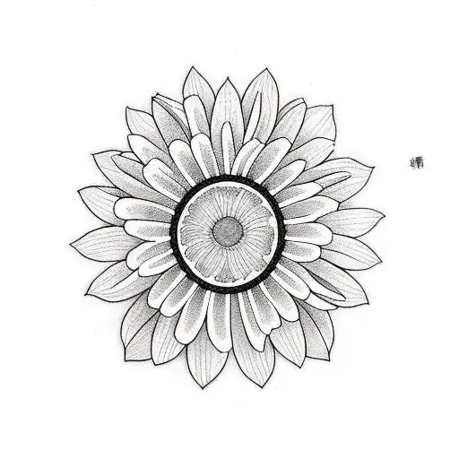 Daisy tattoo design idea