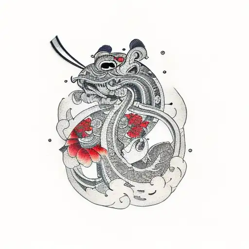 Lonely tattoo design idea