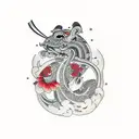 Lonely tattoo design idea