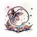 fireflies symbol from the last of us tattoo design idea