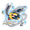 fireflies symbol from the last of us tattoo design idea