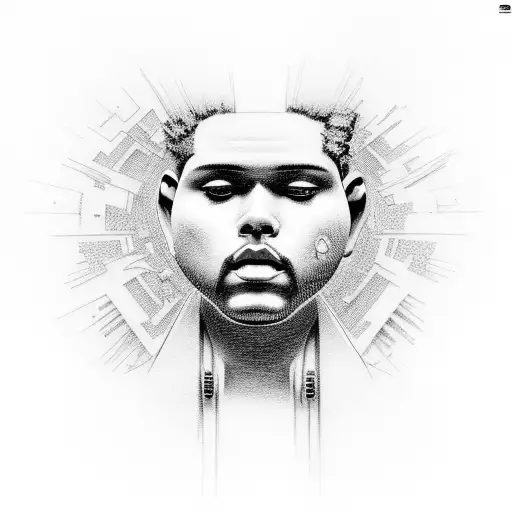  Sorayama Statue, the weeknd, after hours till dawn, the weeknd, tattoo design idea