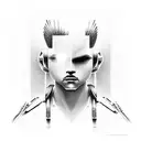  Sorayama Statue, the weeknd, after hours till dawn, the weeknd, tattoo design idea