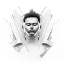  Sorayama Statue, the weeknd, after hours till dawn, the weeknd, tattoo design idea