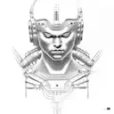  Sorayama Statue, the weeknd, after hours till dawn, the weeknd, tattoo design idea