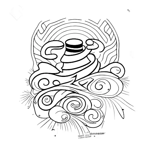 text Flow Like Stevie tattoo design idea