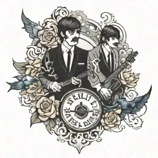 yesterday  by the beatles tattoo design idea