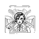 bioshock art-deco tattoo design idea