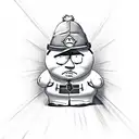 Cartman from South park  tattoo design idea