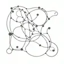 adrenaline s is a molecule tattoo design idea