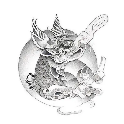 kitchen tools  tattoo design idea