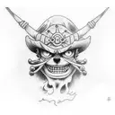 luffy tattoo design idea