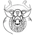 Boar tattoo design idea