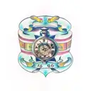 august 17 2006 in Roman numerals  tattoo design idea