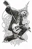 kurt cobain tattoo design idea