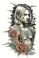 kurt cobain tattoo design idea