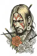 kurt cobain tattoo design idea