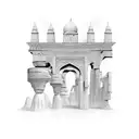 Ancient persia tattoo design idea