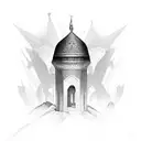 Ancient persia tattoo design idea