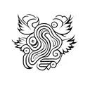 4 hearts with wings  tattoo design idea