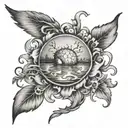 still water run deep mind soul tattoo design idea