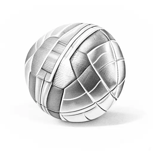 A rugby ball made of silver with a crown on top tattoo design idea