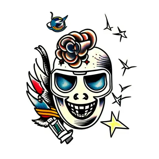 space jam  tattoo design idea