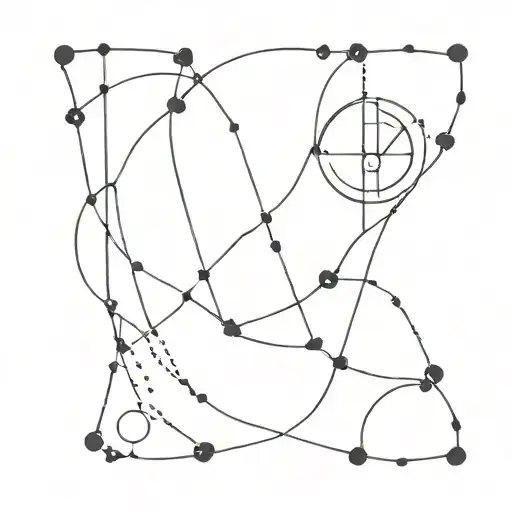 delicate artistic design that incorporates gps coordinates in black ink  tattoo design idea