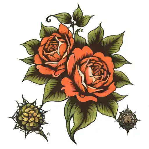 coordinates with a delicate design inspired tattoo design idea