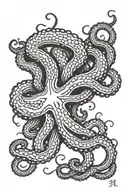 Japanese octopus tatoo leg design tattoo design idea