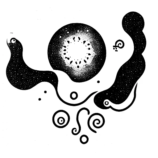 aquarius  tattoo design idea