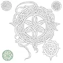Celtic Symbols tattoo design idea