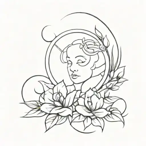 sleep token tattoo design idea