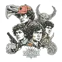 stranger things  tattoo design idea