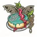 Celtic Cheesecake tattoo design idea