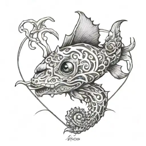  hate love tattoo design idea